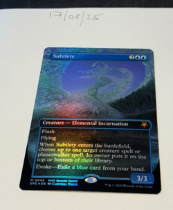 Magic the Gathering MTG Subtlety x1 Mythic B'less FOIL Card NM- Special Guest - Image 1