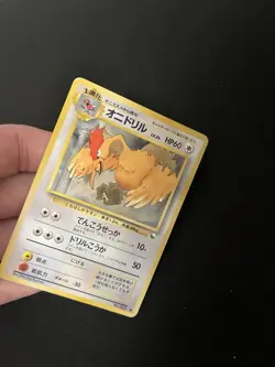 Fearow #022 MINT/EXC Japanese VENDING Pokemon Card Vintage Glossy Rare - Image 2