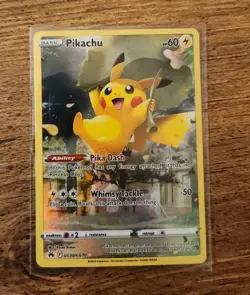 Pikachu Crown Zenith Galarian Gallery Holo Rare Card GG30/GG70 - Image 1