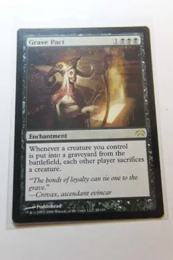 MTG Grave Pact x1- -Planechase-Lightly Played - Image 1