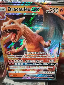 Carte Pokemon JUMBO Dracaufeu GX SM195 Soleil & Lune FR NEUF - Image 1