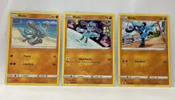 RIOLU LOVERS ONLY 💙 - 3 Card Pokemon Lot - Various Sets (2017, 2020, 2022) - NM - Image 1
