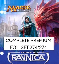 Magic the Gathering RETURN TO RAVNICA Complete Premium Foil Set RTR MTG 274/274 - Image 1