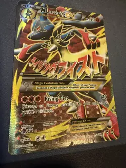 Pokemon TCG M Lucario EX 55a/111 Furious Fists Holo Full Art Ultra Rare HP/DMG - Image 3