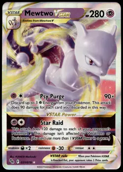 Mewtwo VSTAR Ultra Rare Pokemon GO 031/078 NM - Image 1