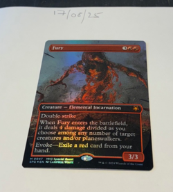 Magic the Gathering MTG Fury x1 Mythic B'less FOIL Card NM- Special Guest - Image 1