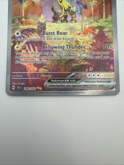 2024 Pokemon TEF EN Raging Bolt Ex 208/162 Special Illustration Rare NM - Image 4