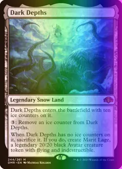 MTG Magic the Gathering Dark Depths (244/520) Dominaria Remastered NM FOIL - Image 1