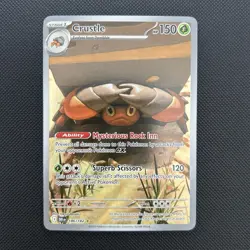 Pokemon TCG Crustle 186/182 Destined Rivals Illustration Rare NM - Image 2