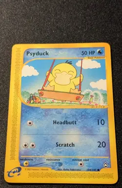 Pokemon AQUAPOLIS - #104/147 Psyduck - Nonholo - ENG - Lightly Played - Image 4