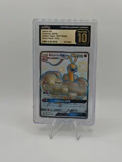 Altaria GX SV77/SV94 Hidden Fates Full Art Shiny CGC Pristine 10 Pokemon TCG - Image 1