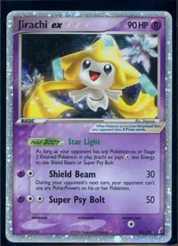 Pokemon EX CRYSTAL GUARDIANS - #94/100 Jirachi ex - Ultra Rare Holo - ENG - HP - Image 1