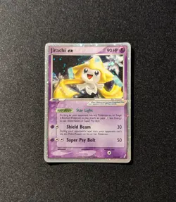 Pokemon EX CRYSTAL GUARDIANS - #94/100 Jirachi ex - Ultra Rare Holo - ENG - HP - Image 3