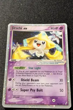 Pokemon EX CRYSTAL GUARDIANS - #94/100 Jirachi ex - Ultra Rare Holo - ENG - HP - Image 4