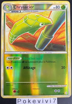 Carte Pokemon CHRYSACIER 46/123 Reverse HGSS FR OCCASION - Image 1