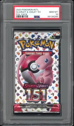 2023 151 Pokemon Sealed Booster Pack Scarlet & Violet PSA 10 - Image 1