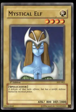 Mystical Elf SYE-002 Starter Deck: Yugi Evolution Yu-Gi-Oh 1st Edition HP - Image 1