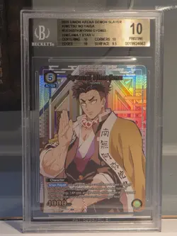 Union Arena Demon Slayer Gyomei Himejima U* UE05BT/KMY-2-009 BGS 10 Pristine 🔥 - Image 1