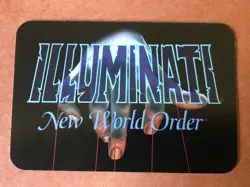 Illuminati New World Order CCG Game SubGenius Church Of Middle America Card Mint - Image 3