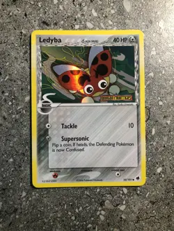 Pokemon TCG Cards Ledyba 53/101 Dragon Frontiers Reverse Holo - Image 1