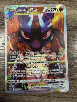Lucario VSTAR SWSH291 SWSH: Sword & Shield Promo Cards Holo - Image 1