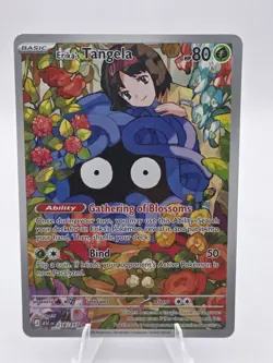 Pokemon TCG Erika’s Tangela 218/217 Ascended Heroes Illustration Rare NM Card - Image 1