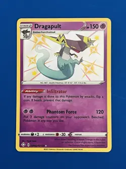 Dragapult SV062/SV122 - Shining Fates - Shiny Holo Rare Pokemon Card - Image 1