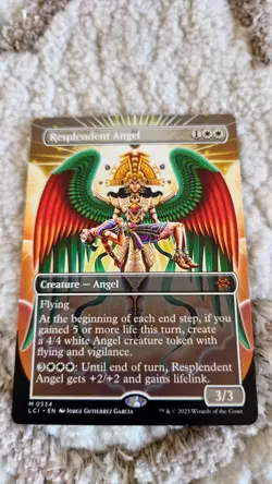 MTG Resplendent Angel (Borderless) The Lost Caverns of Ixalan Regular 334 NM - Image 1