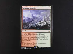 Wooded Foothills LP [Khans of Tarkir] Mtg Magic Free Tracking! - Image 1