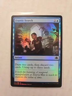 Frantic Search (Foil) - Dominaria Remastered - LP - Common - Instant - Image 1