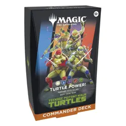 MTG TCG Teenage Mutant Ninja Turtles - Turtle Power Commander Deck -New & Sealed - Image 2