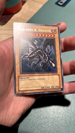 Red-Eyes B. Dragon: LOB-070 - Vintage - Ultra Rare - Near Mint - YuGiOh - Image 2