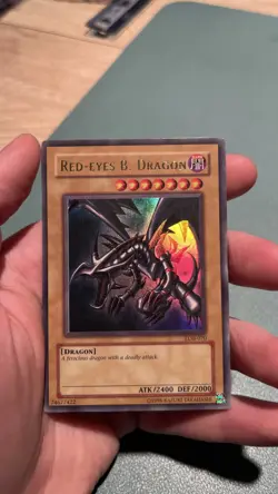 Red-Eyes B. Dragon: LOB-070 - Vintage - Ultra Rare - Near Mint - YuGiOh - Image 3