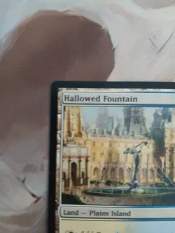 Magic The Gathering Hallowed Fountain Dissension Blue White Land - Image 2