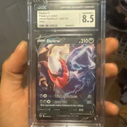 Pokemon Darkrai v TCG Astral Radiance Holo Ultra Rare Card 098/189 NM Condition - Image 2