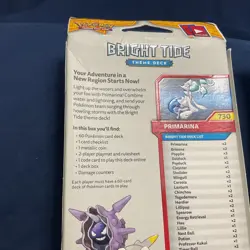 Bright Tide Theme Deck Pokemon Sun Moon Damaged Box New Sealed - Image 3