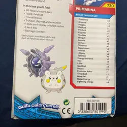 Bright Tide Theme Deck Pokemon Sun Moon Damaged Box New Sealed - Image 5