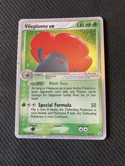 Vileplume EX 100/101 - 2004 Hidden Legends Holo - Rare Pokemon TCG Card - Image 1