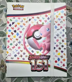Pokemon Scarlet & Violet 151 - Mew Binder Collection - Binder Only NO CARDS - Image 1
