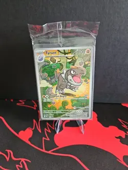Pokemon Tyrunt MEP/070 Perfect Order Pokemon Center ETB Promo Cards (Sealed) - Image 1