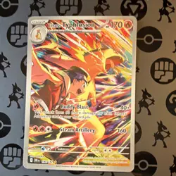 Pokemon TCG Ethan's Typhlosion 190/182 Illustration Rare Holo Card 170 HP - Image 1