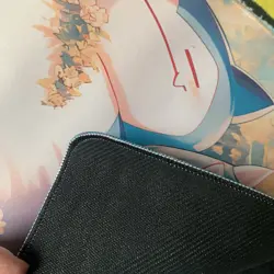 Snorlax Pokemon Rubber Playmat Play Mat Tcg Trading Card Game CCG Cards - Image 4