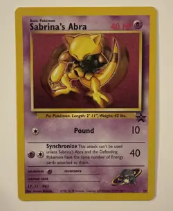 Sabrina's Abra - 19 [WoTC Promo] Pokemon TCG - BLACK STAR PROMO - LP - Image 1
