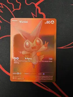 MINTY - Victini 172/086 Monochrome WHT Pokemon TCG- Black Bolt White Flare - Image 1