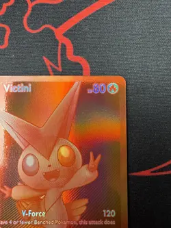 MINTY - Victini 172/086 Monochrome WHT Pokemon TCG- Black Bolt White Flare - Image 2