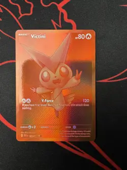 MINTY - Victini 172/086 Monochrome WHT Pokemon TCG- Black Bolt White Flare - Image 4