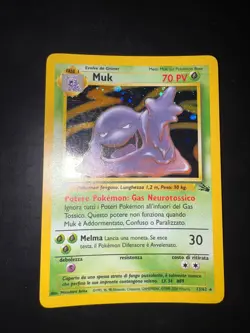 Carta Pokemon Muk 13/62 Holo Set Fossil Condizione EXCELLENT - Image 1