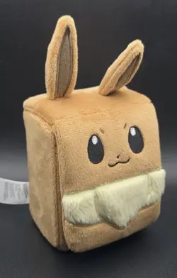 Pokemon TCG Eevee Plush Deck Box From SPC Super Premium Collection Fuzzy Box New - Image 1
