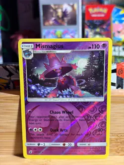 MISMAGIUS 40/111 Crimson Invasion R Reverse Holo Pokemon TCG LP - Image 1