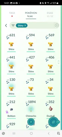 Pokemon Go (Stage 30) Shiny Lucario ( 66 Shinys ) - Image 4